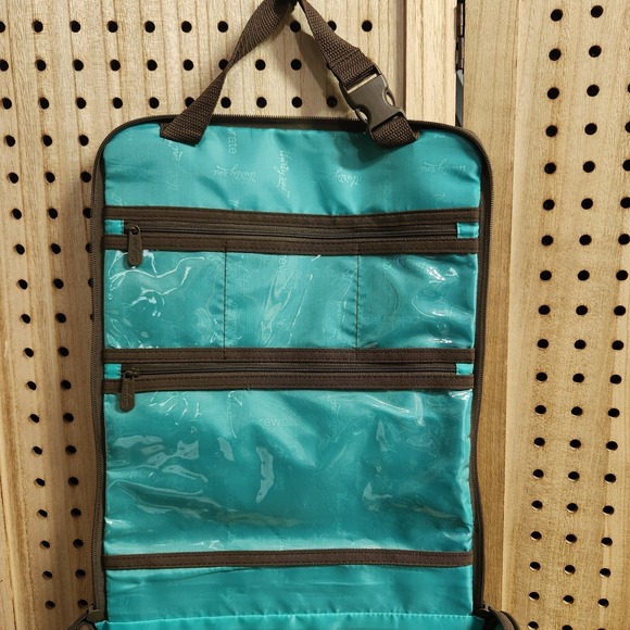 Thirty One 31 Bag Travel Shower Caddy Bag With Bottles Side Pockets Hang Storage - Picture 8 of 10